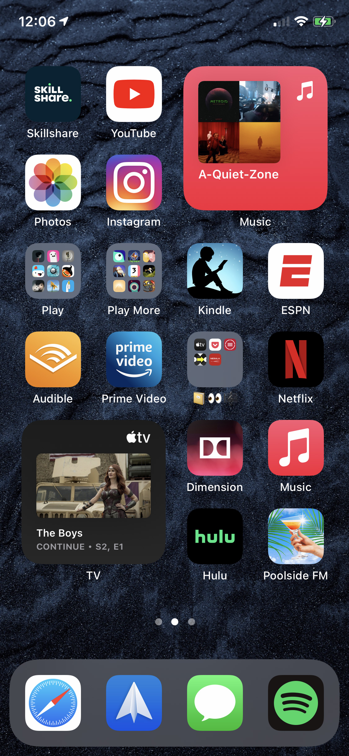 Home Screen 2 - Media Consumption Apps
